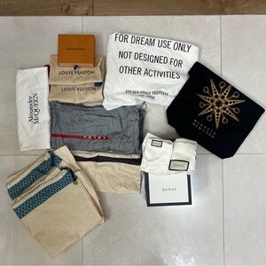Designer Dust Bag Lot (Lot of 13 items)